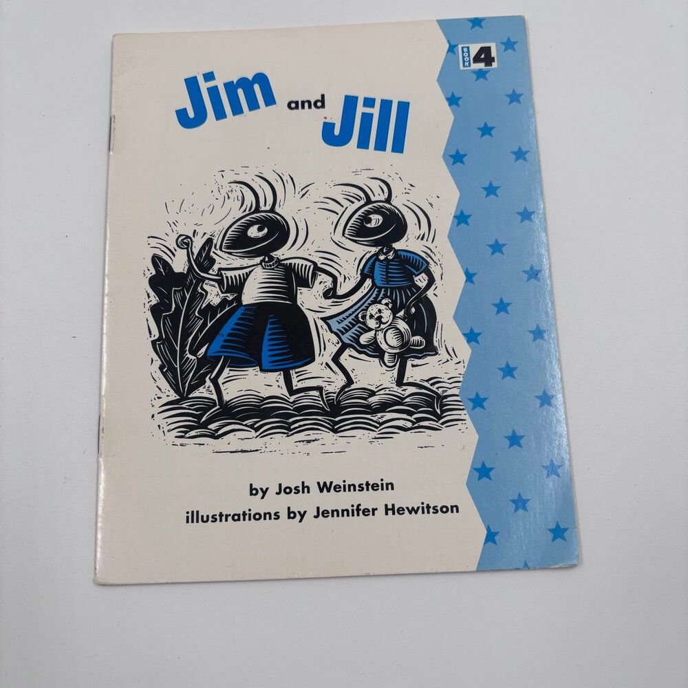 Jim and Jill by Josh Weinstein Early Reader PB Book Harcourt Brace 1999 Ant Art